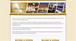 Desktop Screenshot of californialiquorlicense.info